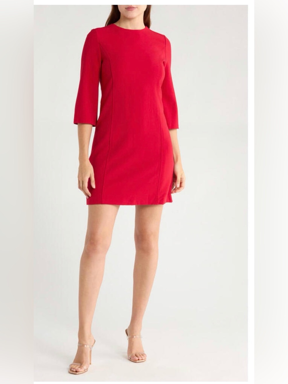 NWOT ALICE + OLIVIA Gem Shift Dress in Deep Ruby
Size 2